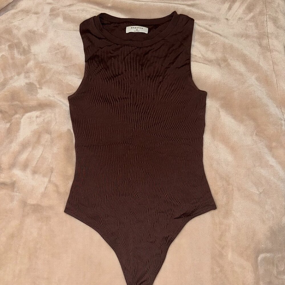 Aritzia Brown Sculpting Bodysuit